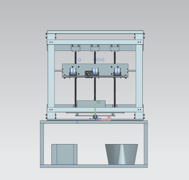 3d打印机ug模型图三维