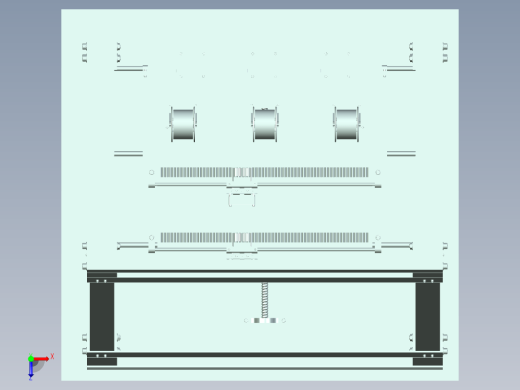 3d打印机ug模型图三维缩略图