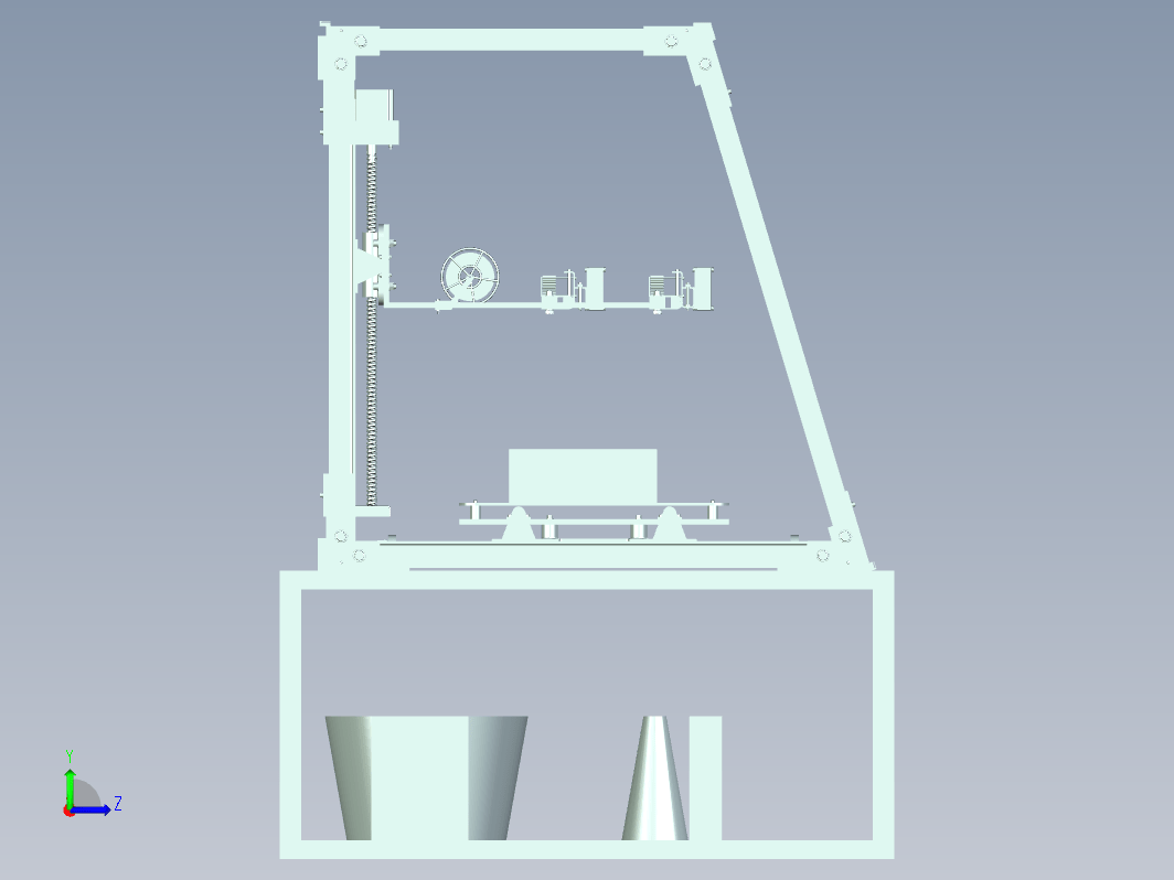 3d打印机ug模型图三维