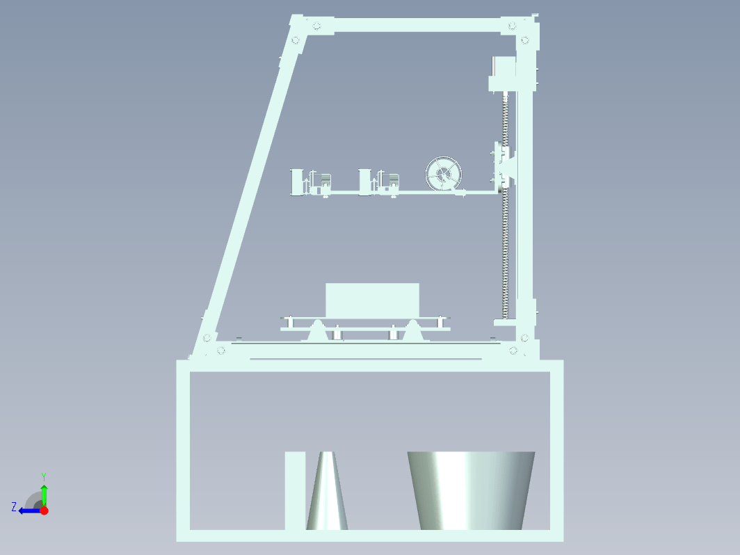 3d打印机ug模型图三维