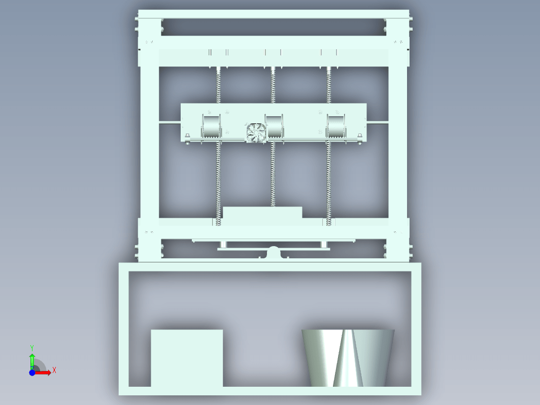 3d打印机ug模型图三维