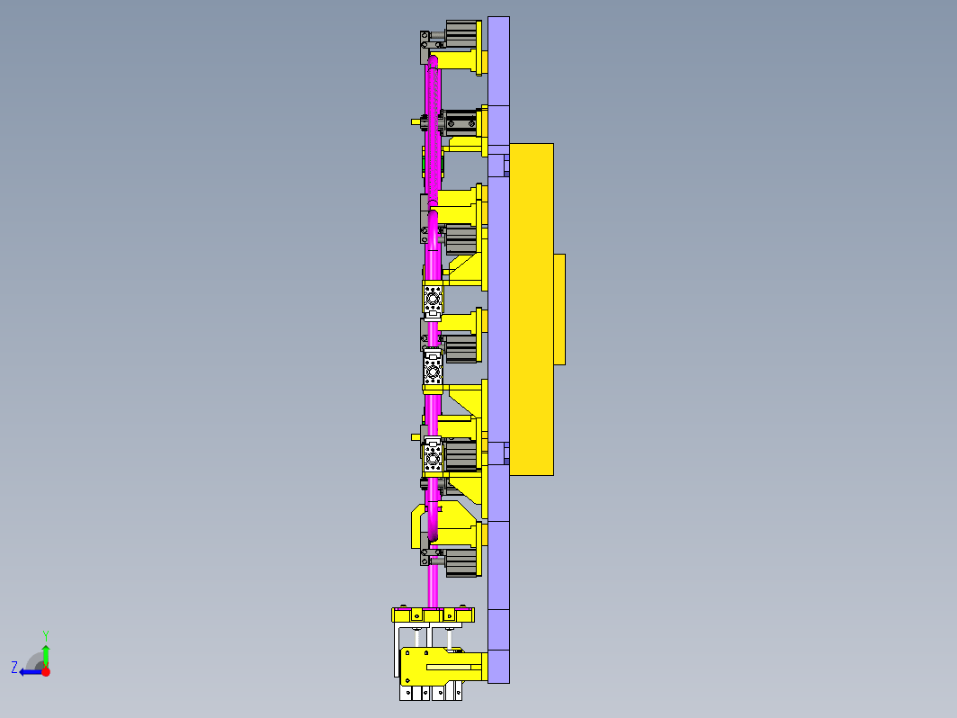 养殖栏位焊接工装三维