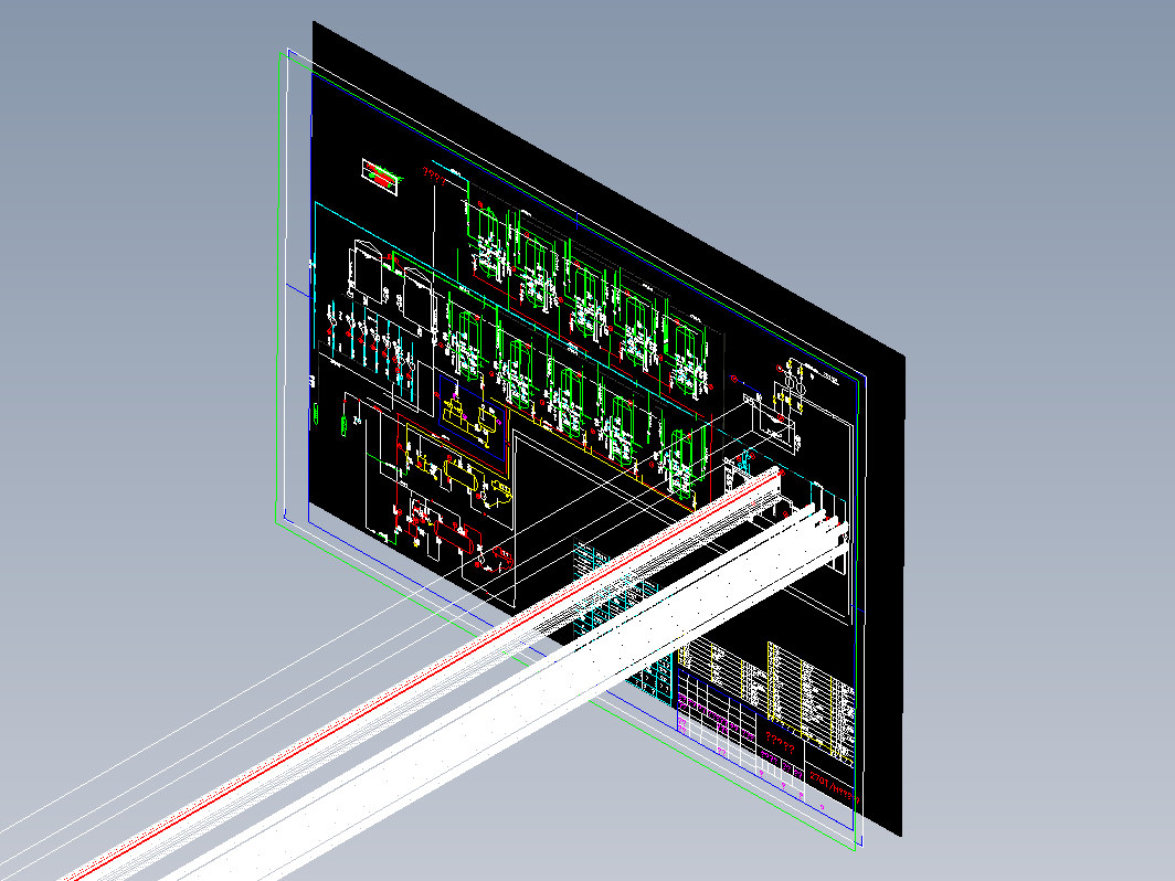 270吨（小时）脱盐水工艺图(cad)