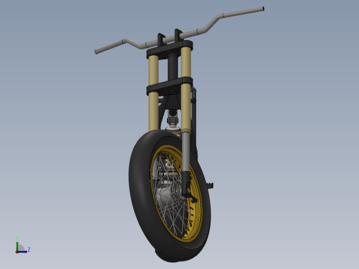 摩托车框架结构 Scrambler Motorcycle缩略图