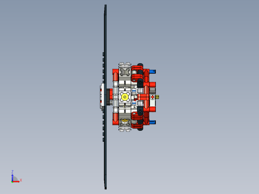 lego拼装8缸星型引擎演示机构缩略图