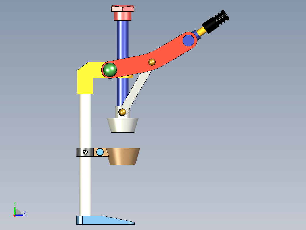 榨汁机结构 Fruit Juice Machine