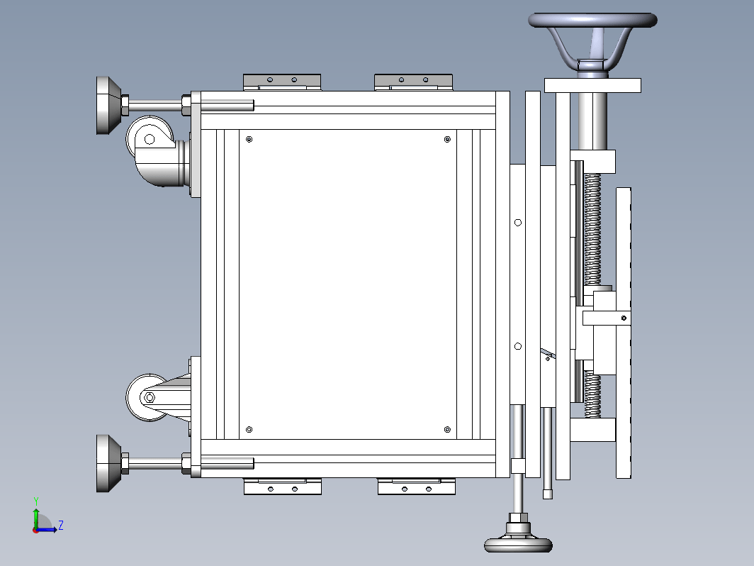 三轴平移工作台