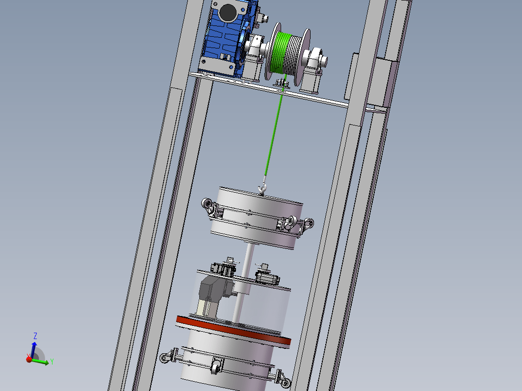 垂直管道提升式焊接机器人设计三维SW2012无参+CAD+说明书