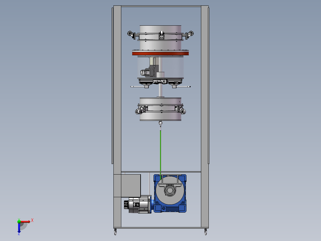 垂直管道提升式焊接机器人设计三维SW2012无参+CAD+说明书