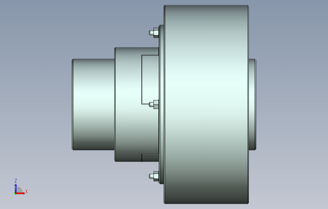 GB5272_LMZ10-II-400-75x90梅花形弹性联轴器