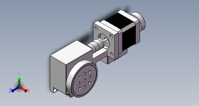 电机旋转台设计模型