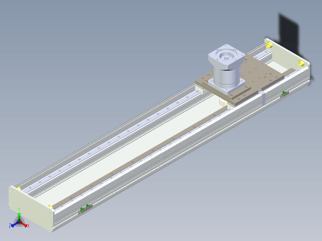 RDM270-1200齿轮齿条模组 负载400kg 大负载模组 RDM270齿轮齿条模组