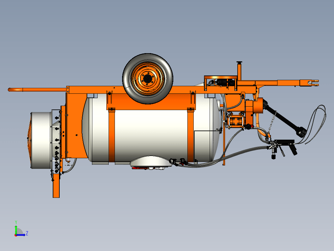 at-ag643罐体拖车