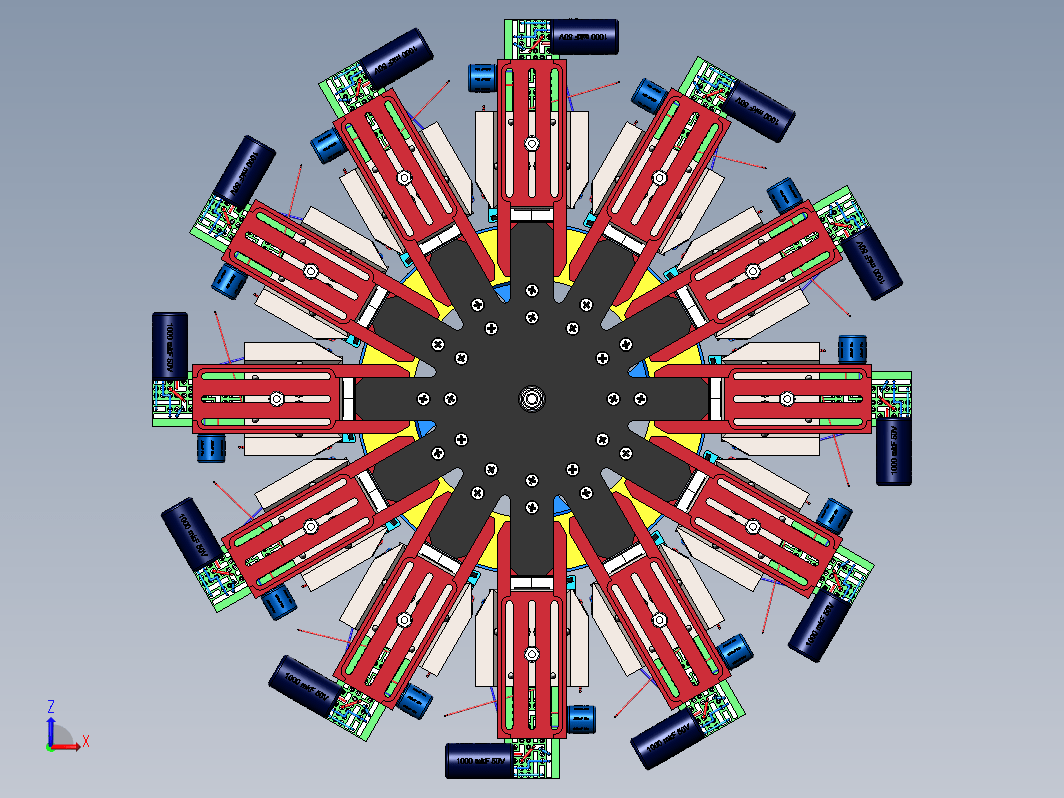 作用于第二磁场的磁电机