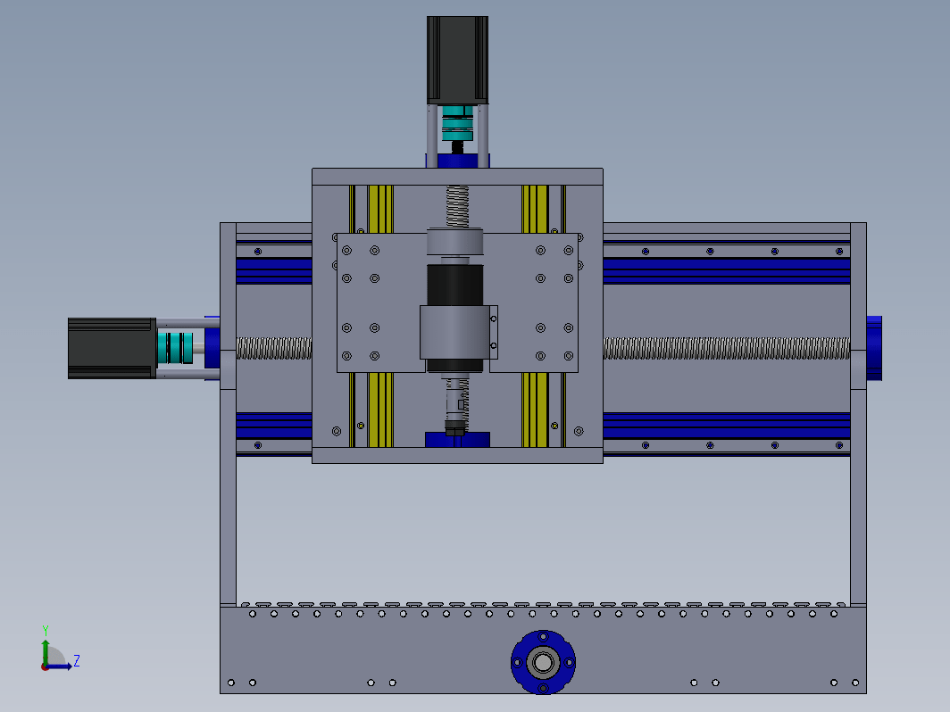 300x600x110mm的龙门型雕刻机机