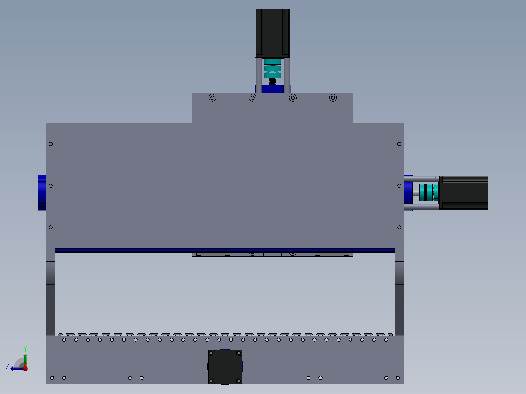 300x600x110mm的龙门型雕刻机机