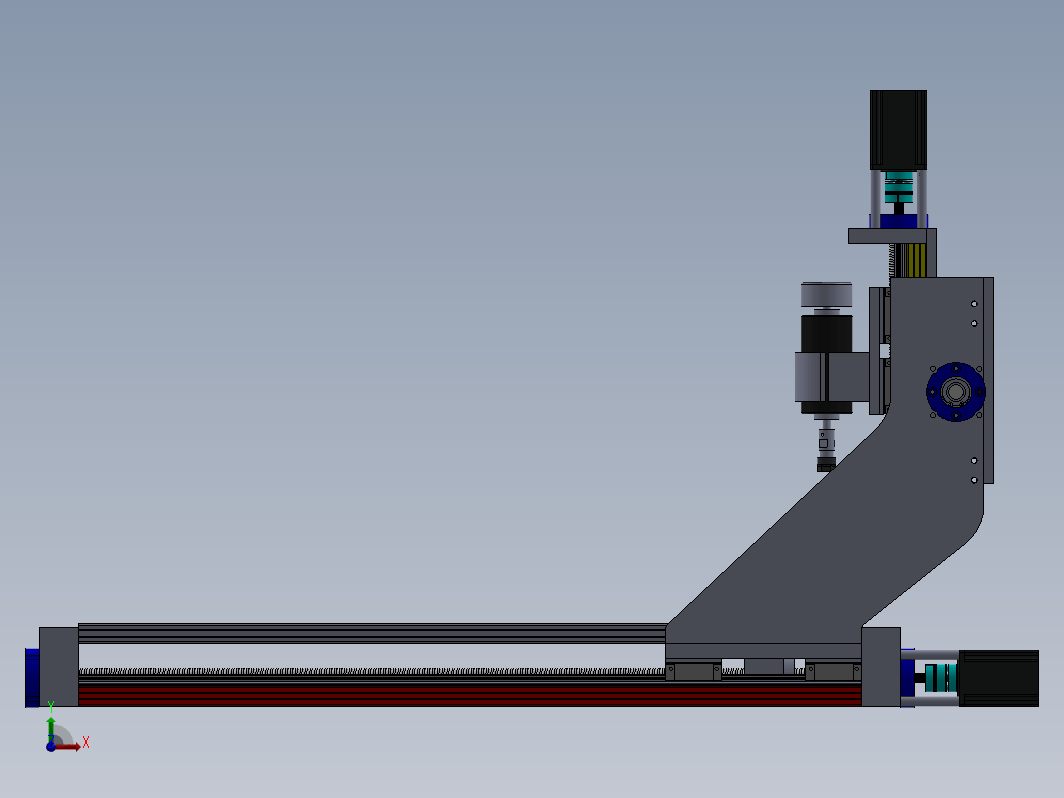 300x600x110mm的龙门型雕刻机机