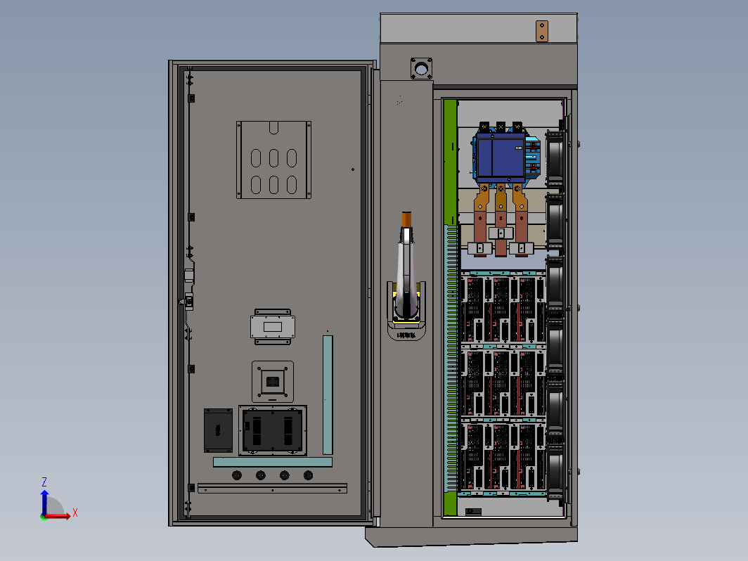 EV 240KW 直流充电桩三维SW2019带参