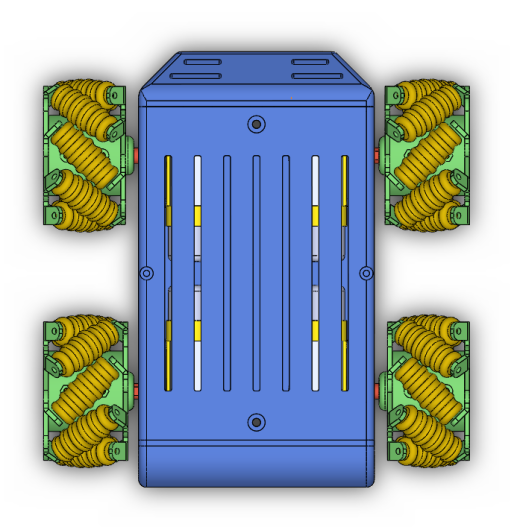 autotant麦克纳姆轮小车壳