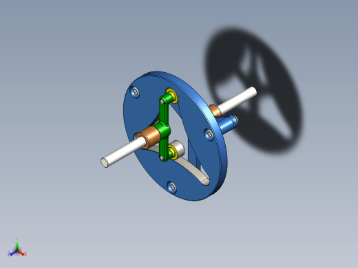 三角滑槽旋转机构缩略图