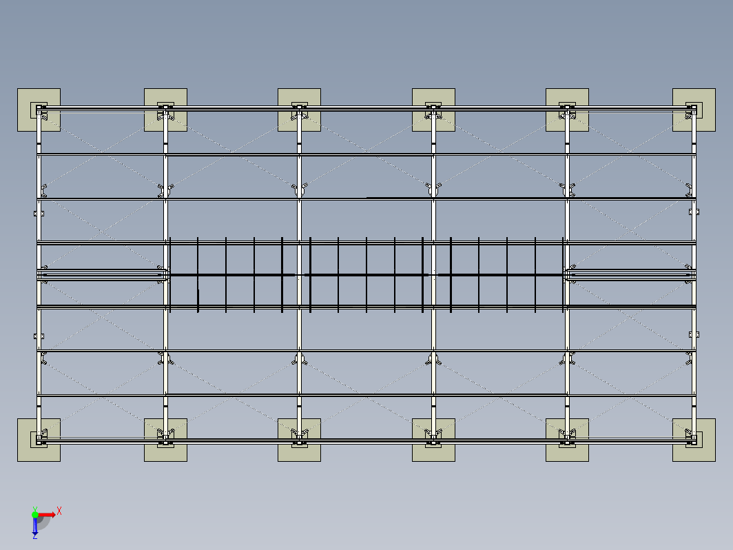 钢铁建筑大堂