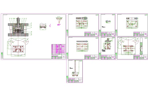 齿轮锁片冲压工艺与落料冲孔模设计+CAD+说明书缩略图