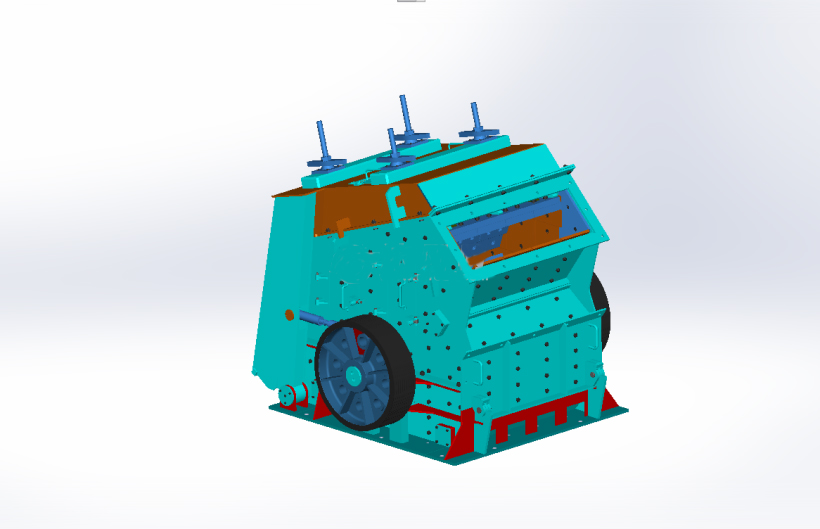 PF-1315反击式破碎机三维模型