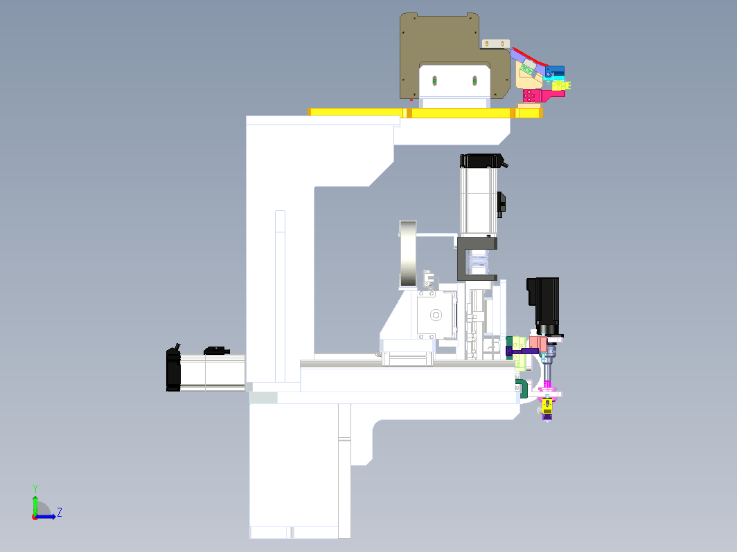 三轴拧紧机构 3-axis-screwing