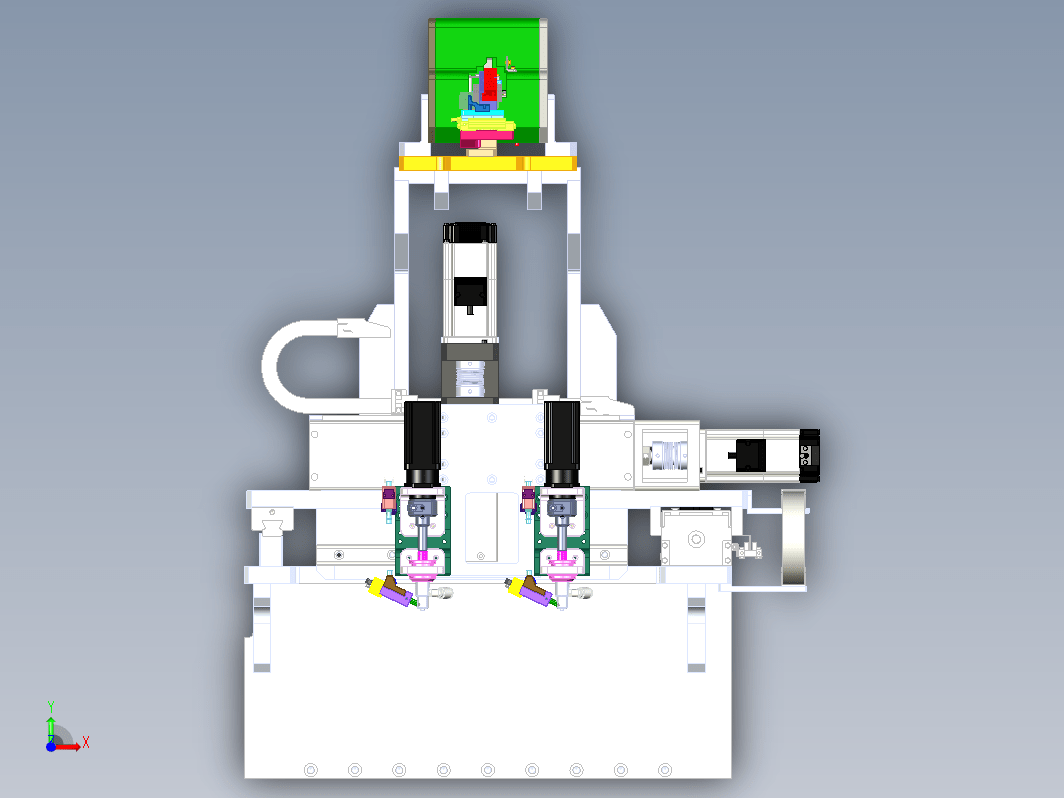 三轴拧紧机构 3-axis-screwing