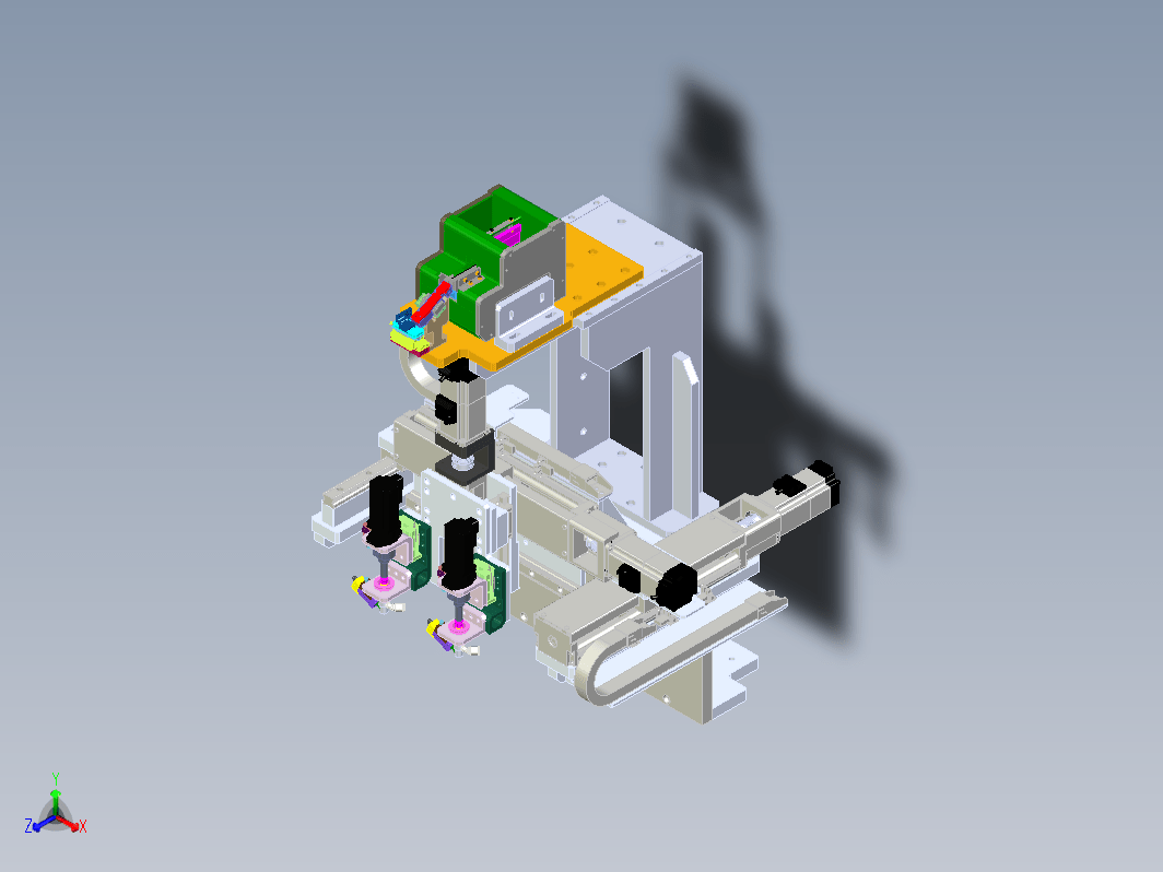 三轴拧紧机构 3-axis-screwing