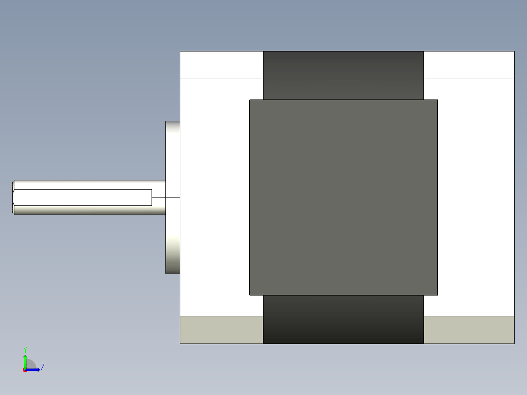 步进电机3D图42HS48DE406B-01