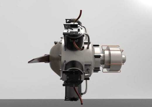 Radial Engine星形六缸发动机缩略图