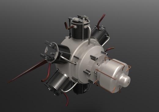 Radial Engine星形六缸发动机缩略图