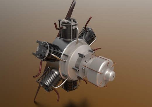 Radial Engine星形六缸发动机缩略图