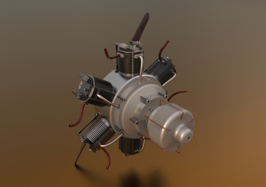 Radial Engine星形六缸发动机缩略图