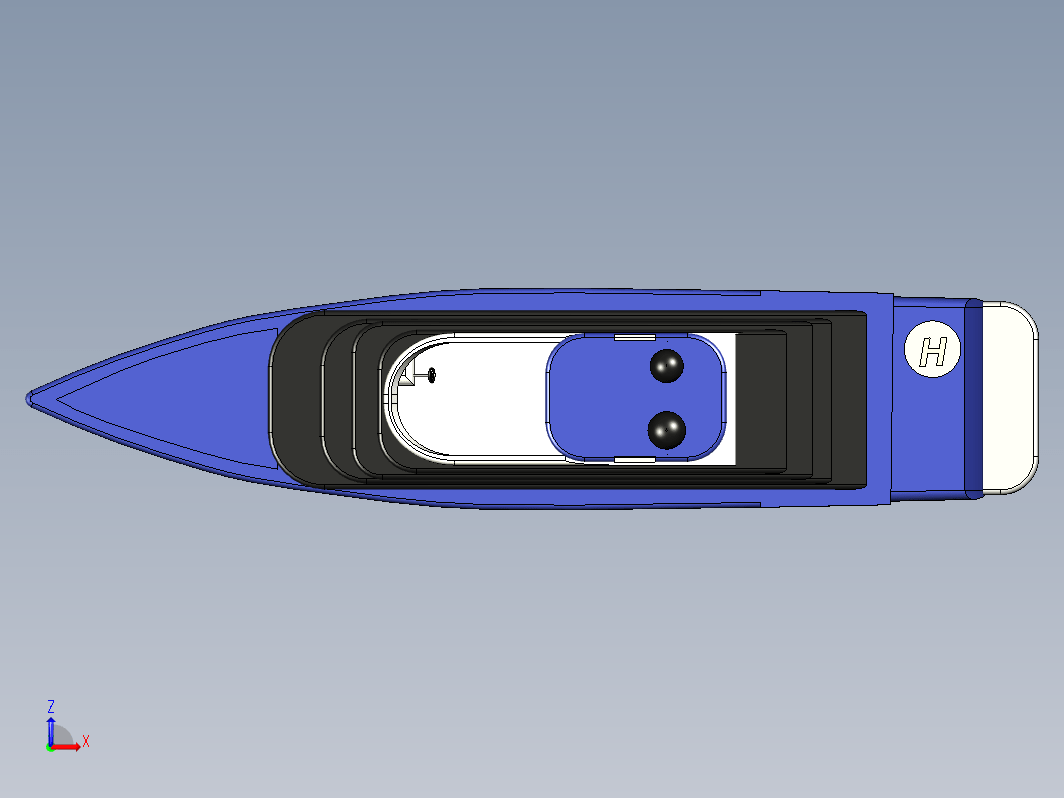 super yacht 62M游艇造型