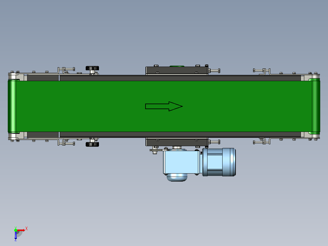 195x1140mm带式输送机