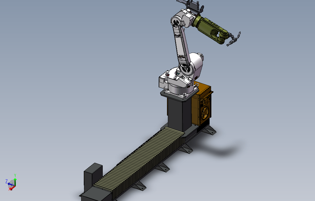 焊接机器人地轨2