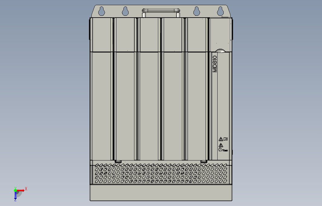 高性能多机传动驱动器STEP_B00(MY-20M4T164ZG010+整机外形图)