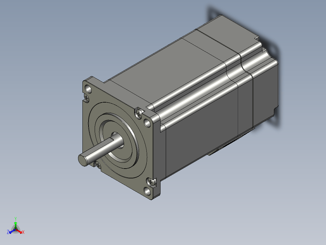 YK260EC86E1-KZ01  60mm两相闭环步进电机（3D）