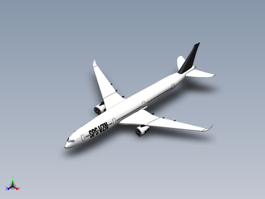 空客A350XWB宽体飞机缩略图