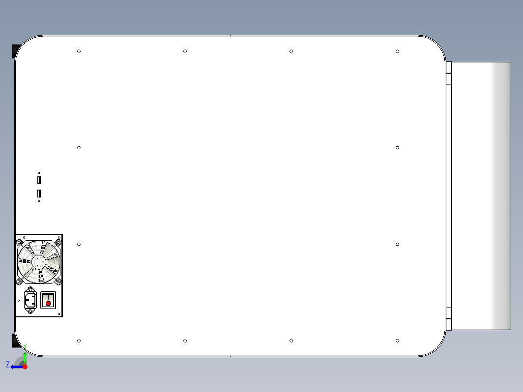 立式3D打印机