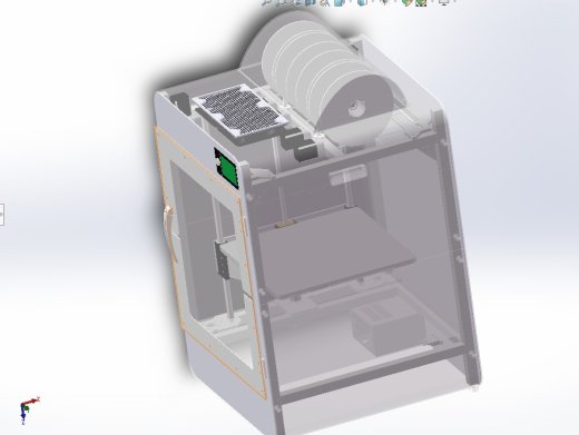 立式3D打印机
