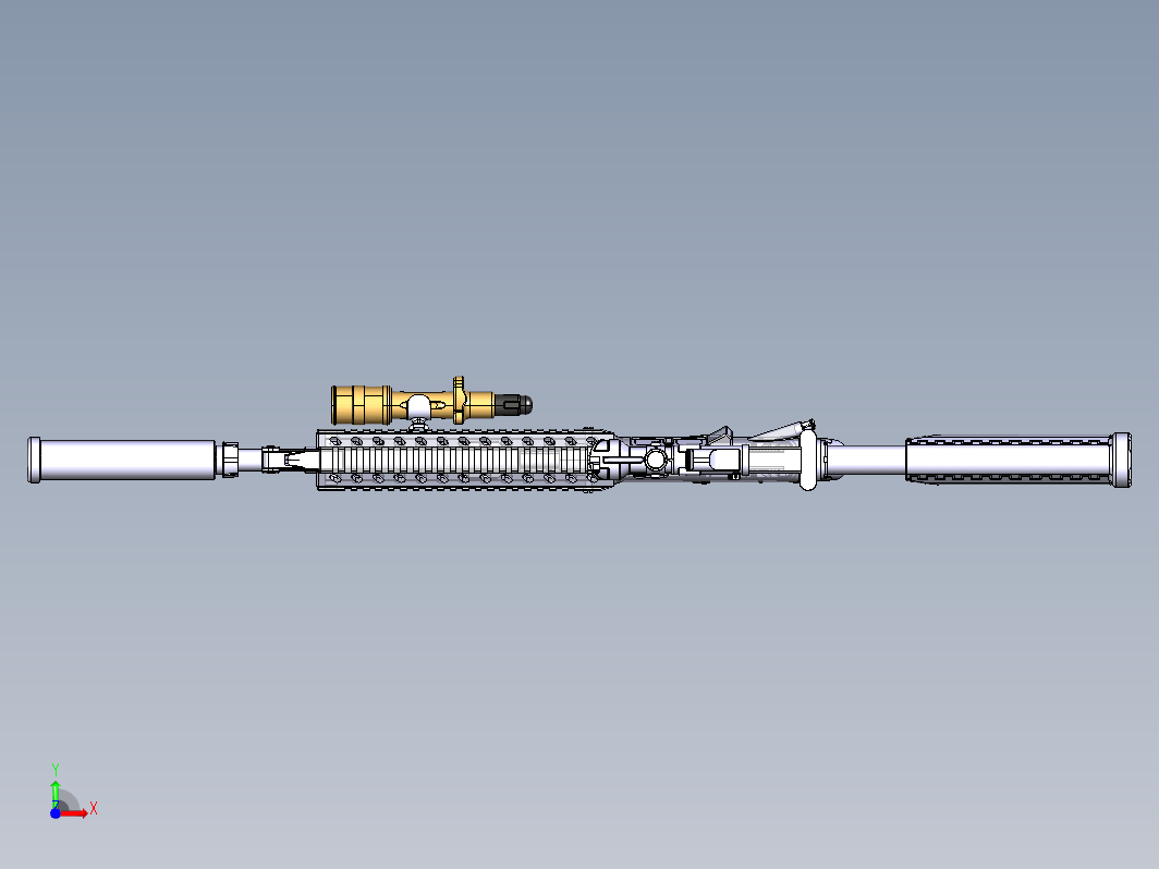 1399模块化卡宾枪CATIAV5R21设计