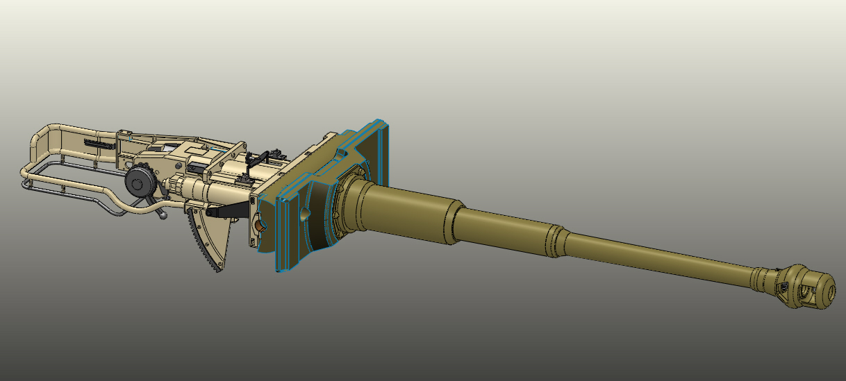 Tiger坦克炮口结构玩具