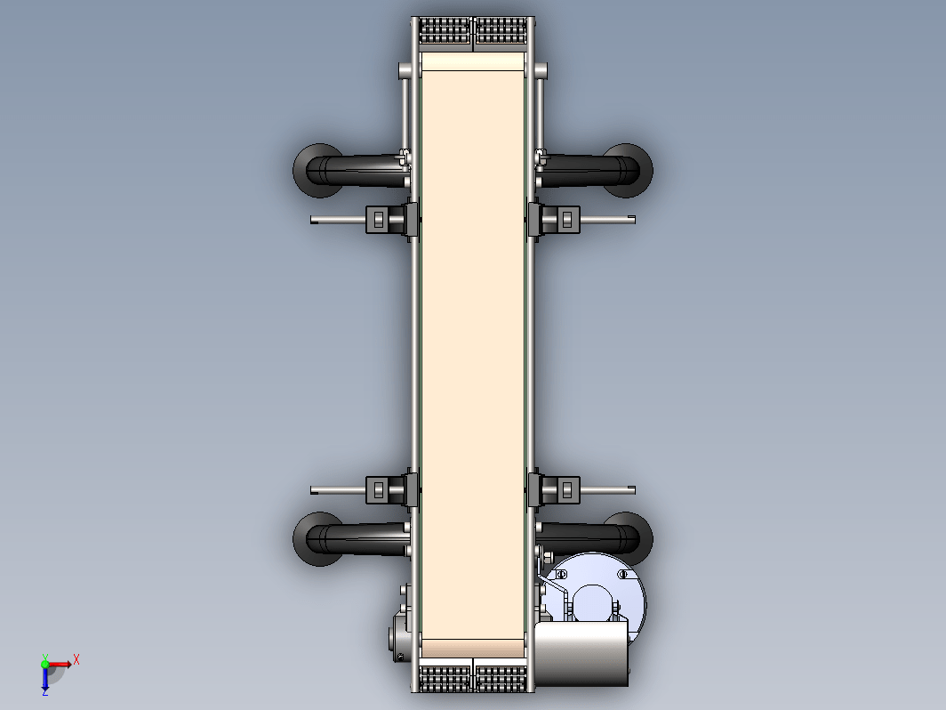 200x1000x800mm模块式输送机