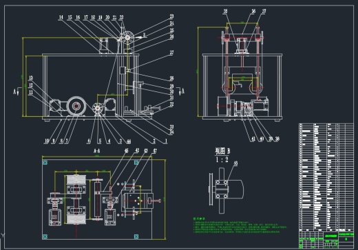 陶瓷材料金刚石线切割机结构设计CAD+说明书缩略图