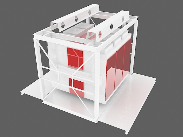 平面图3D模型铣床SEK3D铣床