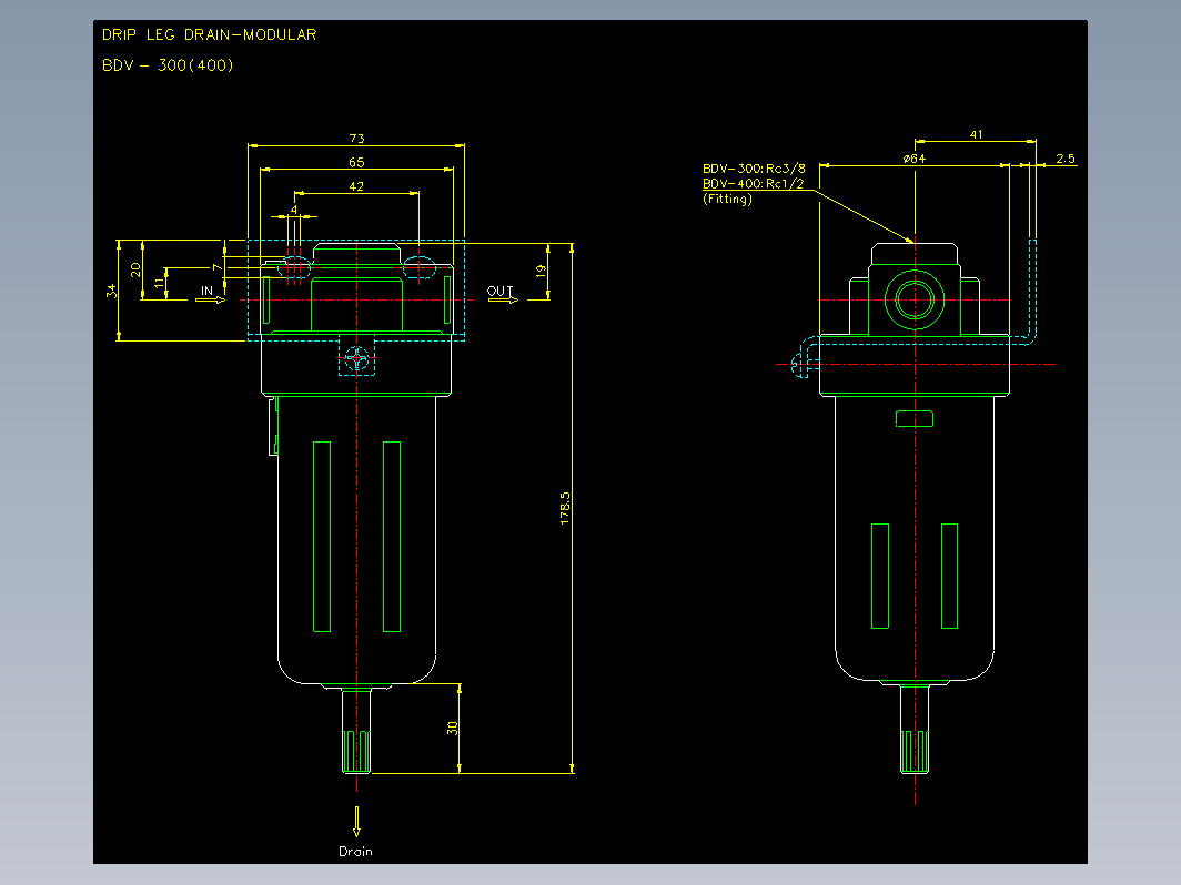 气缸 BDV-300(400)