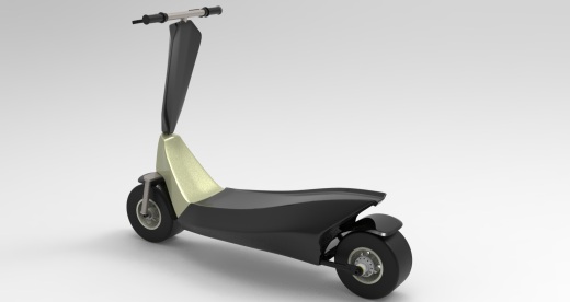 Electric Powered Scooter电动滑板车缩略图